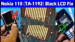 Nokia 110 (TA-1192) Black LCD Display Ways Jumper Problem