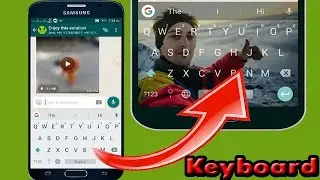 How to set wallpaper on keyboard