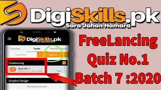 Digiskills FreeLancing Quiz Batch 7 | 2020