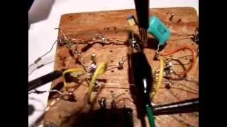 mono stabile (one shot) generator with 2 transistors (experimental circuit)