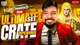 New Ultimate Set Crate Opening🔥🥵 PUBG MOBIE LIVE