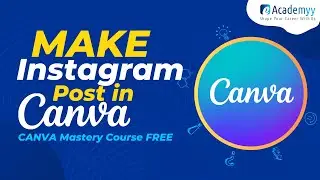How to Design Instagram Post with Canva? Design in Canva | Canva Tutorial For Beginner [2024]