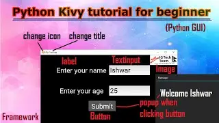 Python Kivy tutorial for absolute beginner | GUI Program with Kivy | Make Application