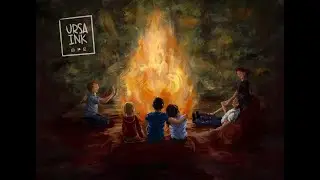 Ursa Ink Art Timelapse Relax By the Bonfire