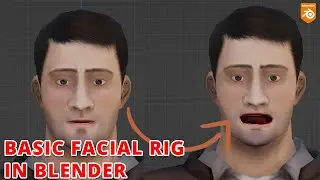 How to Create Basics Facial Expression Using Shape key || Blender Tutorial