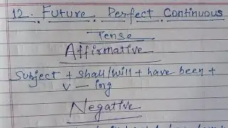 Oxford basic english translation exercise 136 !Future perfect continuous tense ! @englishzerose