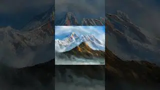 MOUNTAIN PAINTING ...