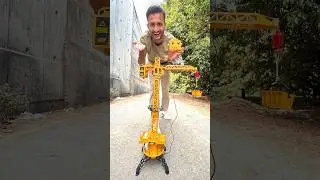 Unboxing remote control construction crane | rc big crane testing