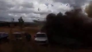 вертолет открыл огонь жесть