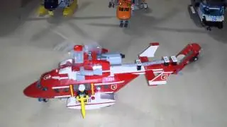 Lego 7206 improved motorized helicopter