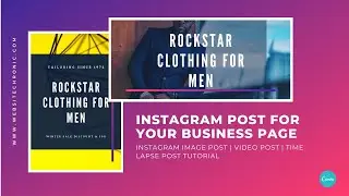 How To Use CANVA- Instagram Post Design | CANVA Facebook Post | Social Media Design | CANVA Tutorial