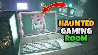 😨 Trapped inside Haunted Gaming Room | The Bridge Curse 2 | JILL ZONE