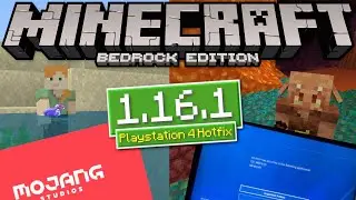 Minecraft Bedrock - 1.16.1.03 PS4 HOTFIX ✅ OUT NOW! GAME FREEZE FIX! CACHE CLEAR  [ Change Log ] PS4
