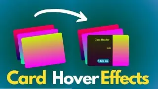 CSS Card Hover Effects 😱 | CSS Card Hover Transition & Animation