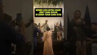 Lucu Banget lihatnya Bapak ini Dipaksa Turun Sama Istrinya