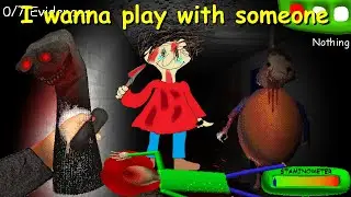 I wanna play with someone (PLAYTIME KILLED BALDI!) - Baldi's Basics Mod