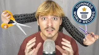 ASMR FASTEST HAIRCUT - WORLD RECORD