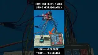 CONTROL SERVO ANGLE USING KEYPAD MATRIX