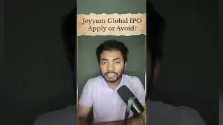 Jeyyam Global IPO Apply or Avoid🔥| Latest IPO GMP 