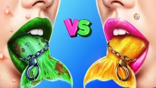 Богатая Тюрьма vs Бедная Тюрьма!  Как стать Русалкой в тюрьме!