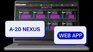 Paul Isaacs shows of the Web App Interface for the Sound Devices A-20 Nexus