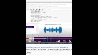 SPEECH EMOTION RECOGNITION USING DEEP LEARNING CNN PYTHON PROJECTS CODE