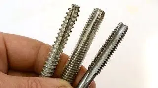 Making wood thread taps