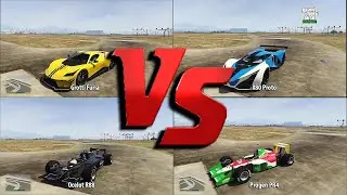 Progen PR4 vs Ocelot R88 vs Grotti Furia vs X80 Proto - GTA 5 Speed Test