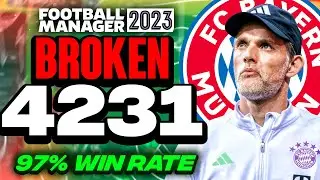 97% Win Rate! | Thomas Tuchel's BROKEN 4-2-3-1 FM23 Tactics!