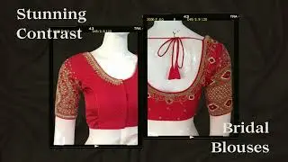 Exquisite Aari Handwork Wedding Blouses | D3Blouses' Exclusive Bridal Collection