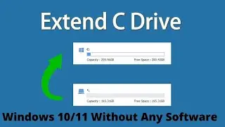 Why Can't extend C drive unallocated space Windows 10/11