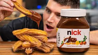 Homemade Churros with Nutella