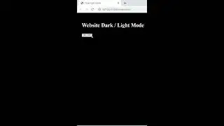 How to Add DARK MODE On Any Website  | HTML CSS & JAVASCRIPT #html #css #dark #darkmode #shorts
