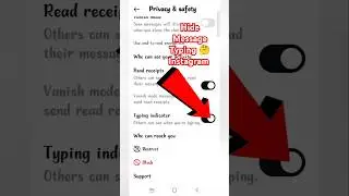 Hide Message Typing Instagram | How To Turn Off Typing Indicator On Instagram | 