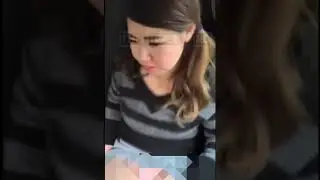 Very gassy Japanese girl farting