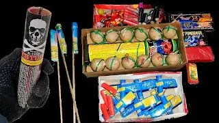 ✅🔥 ВЗРЫВАЮ ФЕЙЕРВЕРКИ НОЧЬЮ 🔴ТЕСТ МИНОМЕТА💥  Запустил Салют Из трубы 💣Взрываю Ракеты и Петарды
