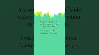 What is scope in python?| #python #pythonprogramming #interview@easycoding619