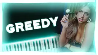 Tate McRae - greedy (Piano Tutorial + Sheet Music)