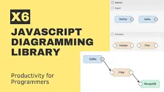 ANTV X6 JavaScript Diagramming Library: Lets build a workflow editor (Drag and Drop Nodes)