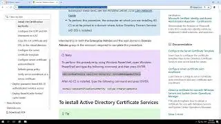 Prepare AD Certification Authority