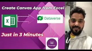 Create Canvas App from Excel File with Data Just in 3 Minutes