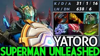 YATORO [Sven] Superman Unleashed with 31 Kills 1100 GPM Dota 2