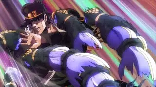 🇧🇷 Jotaro apanhando do star Platinum (JoJo Stardust )