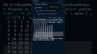 Print multiplication table | Run C Program in Visual Studio Code | 