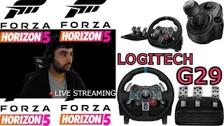 Day 29 | Logitech G29 Racing WHEEL + SHIFTER + DIY HAND BRAKE | Forza Horizon 5 | Live SIM RACING