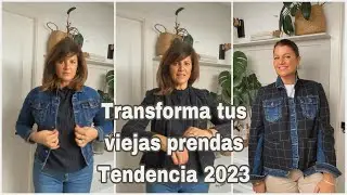 Ideas para transformar tu ropa vieja o  pequeña / Upcycling / Tendencias 2023 DIY