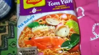 Maggi tom yam telur😋😋