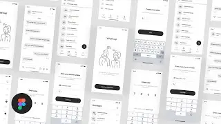 Complete Messenger App UI Design Using Figma From Scratch | Figma Tutorials