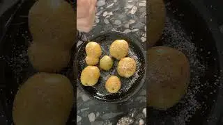 Cast Iron Oven Baked Potatoes