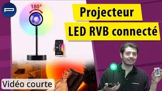 Projecteur LED RVB connecté 